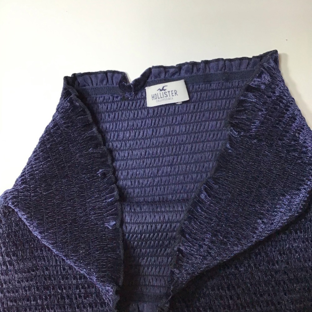 𝅺hollister Velvet Tube Top